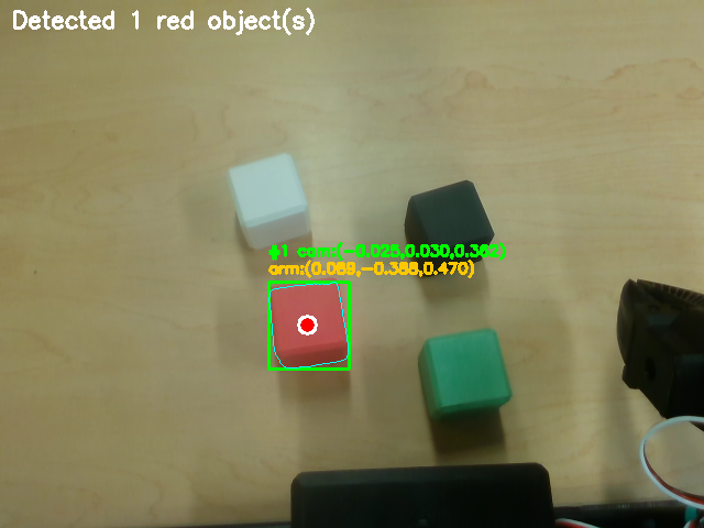 Color segmentation vision processing